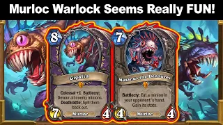 Murloc Warlock Is Good? How Powerful Is It In Voyage to the Sunken City | Hearthstone