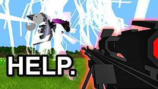 Completely Breaking Minecraft With Gun Mods