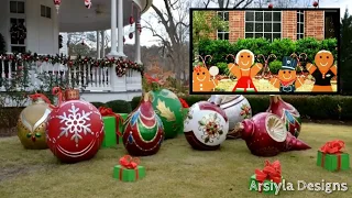 DIY Christmas Yard Decor