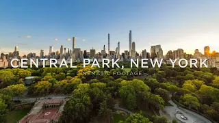 New York Central Park 4K Cinematic Drone Aerial Flyover