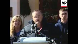 Presser by family of rescued US POW
