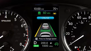 2018 Nissan Rogue - Lane Departure Warning and Intelligent Lane Intervention Systems (ise)