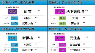 【レア】E233系使用 相鉄新横浜線臨時列車内で放送された 相鉄線の普段は聞くことが出来ない レアな車内放送集【相鉄】【東急】【新横浜線】