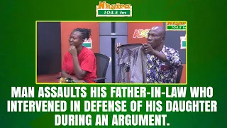 Man assaults his father-in-law who intervened in defense of his daughter during an argument.