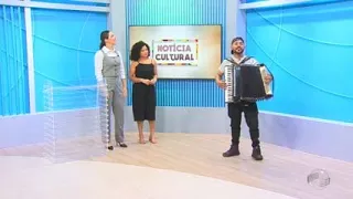 Layrton Sanfoneiro agita o Notícia Cultural de hoje