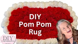 🌟DIY Pom Pom Rug Tutorial Using Dollar Tree Supplies - Easy!🌟
