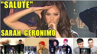 Sarah Geronimo's Intense Performance of "SALUTE"| Foreign Reactions Compilation