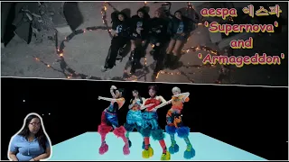 Reaction | aespa 에스파 'Supernova' and 'Armageddon' MV