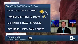 Afternoon showers & thunderstorms Friday ahead of a cool & wet weekend