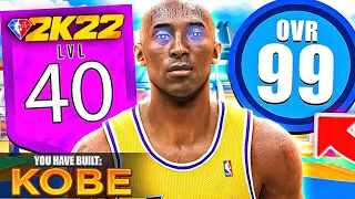 BEST KOBE BRYANT BUILD ON NBA 2K22 CURRENT GEN !!! DEMIGOD BUILD 2K22 !!!