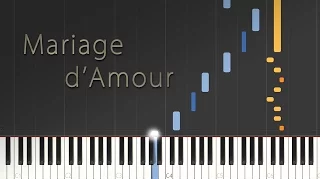 Mariage d'Amour - Paul de Senneville (George Davidson)  Synthesia Piano Tutorial