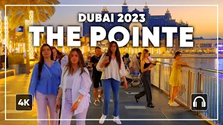 A Perfect Place for Tourists | Dubai 🇦🇪 The Pointe | Walking Tour! [4K] 60fps