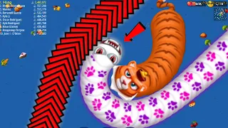 🐍 WORMATE ZONE.IO ||#609  Rắn Săn Mồi  BIGGEST SNAKE | Epic Worms Zone Best Gameplay | Trần Hùng 83