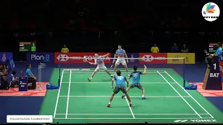 Nice Angle - Kevin Sanjaya Sukamuljo/Marcus Fernaldi Gideon vs Zhang Nan/Ou Xuan Yi | Thailand Open