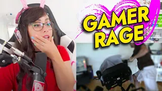 Bunny REACTS to 8 MINUTES OF GAMER RAGE !!! (PART 3)