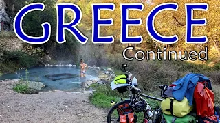 Cycling Greece - Beach Camping & Hot Springs // A Bike Touring Short Film // Part 6 - Greece (cont.)