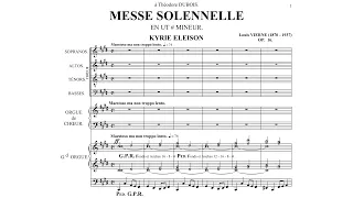 Louis Verne - Messe Solennelle, Op 16. [Score]