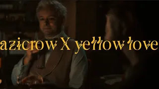 aziraphale X crowley | yellow love  by citizen | good omens 2