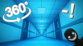 360º VR | THE BACKROOMS SUBLEVEL -!  | Reversed Hospital Found Footage