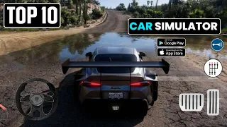 Top 10 Car Simulator Games For Android|| Realistic Graphics||