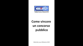 Come vincere un concorso pubblico