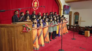 Christmas Carol Service 2021 | DMTC Malayalam Choir |  Aadi Paadin