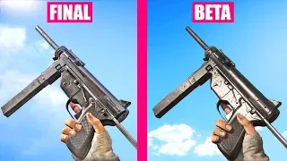 Call of Duty WW2 - FINAL vs BETA Weapons Comparison