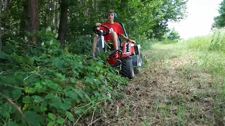 Benassi Fox 95 / Schlegelmäher im Einsatz / Unser neuer Rasentraktor / Selbstversorger Schlegelmäher