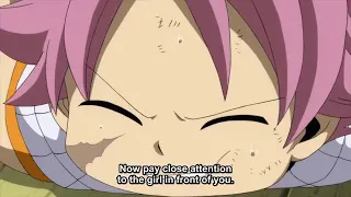 Natsu x Lucy funny moment - make a grownup angry 😆