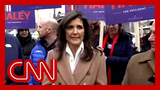 'I don't do what he tells me to do': Nikki Haley on Trump saying she'll drop out