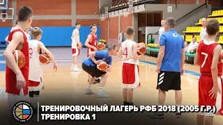 Тренировочный лагерь РФБ 2018 (2005 г.р.) / Тренировка 1