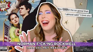 psychedelic surf rock perfection! ⛵️ norman f***ing rockwell! - lana del rey *album reaction* | m&m