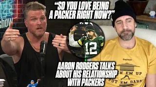 Aaron Rodgers Answers Some Questions About His Potential Future With Green Bay | Pat McAfee Show