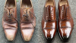 Restore color -patina-Bring life back for leather men shoes