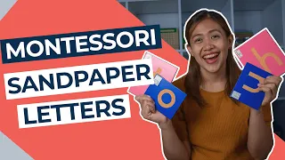 SANDPAPER LETTERS Montessori Presentation | How to Teach Letters of the Alphabet to Toddlers