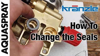 How to change the Water Seals | Kranzle Pressure Washers