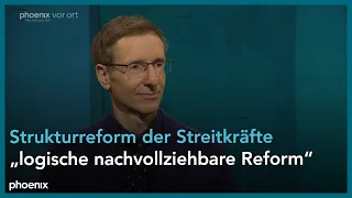 Bundeswehr: Joachim Weber (Sicherheitspolitik-Experte) zur Strukturreform der Streitkräfte | 04.04.