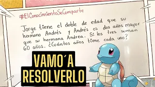 🎁 Cómo Plantear y Resolver PROBLEMAS SOBRE EDADES con Ecuaciones | Razonamiento Matemático