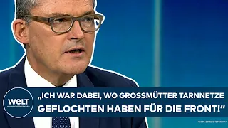 PUTINS KRIEG: "Ich war dabei, wo Großmütter Tarnnetze geflochten haben für die Front!"