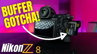 Nikon z8 - Huge Buffer Issue and How to Avoid It - Buffer Speed Tests.