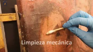 Cómo se restaura un cuadro antiguo (S.XVIII)