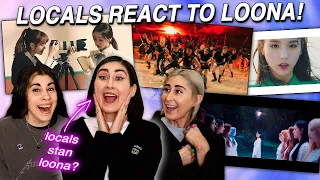 LOCALS REACT TO LOONA! (Heart Attack, Paint the Town, Star, Hi High) 이달의 소녀