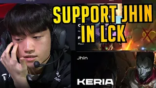 This Time... Keria Picks SUPPORT JHIN - T1 vs HLE Highlights  - LCK Spring 2023