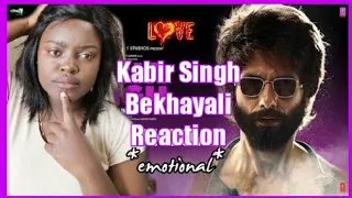 Kabir Singh: Bekhayali | Shahid Kapoor | Kiara Advani, Sandeep Reddy Vanga | Reaction *emotional*