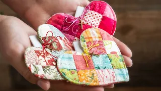 Patchwork Heart Pocket Prayer Quilt Tutorial + FREE Pattern | Shabby Fabrics