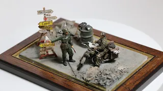 Diorama 1/35 Am i in Normandy ？ Tamiya 35241