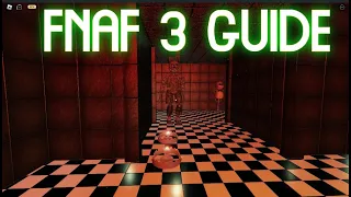 FNAF 3 Guide! | Roblox FNAF Coop