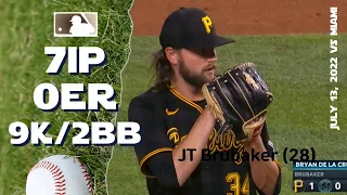 JT Brubaker | July 13, 2022 | MLB highlights