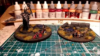 Middle Earth Strategy Battle Game - Dioramas - "Isildur & Sauron" and "Gimli at Helm's Deep"