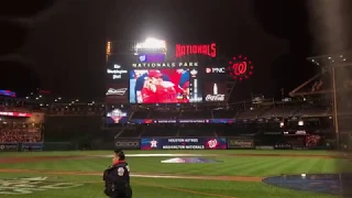 2019 Oct 30 Washington Nationals Winning World Series - Watch Party Perspective in Nationals Park